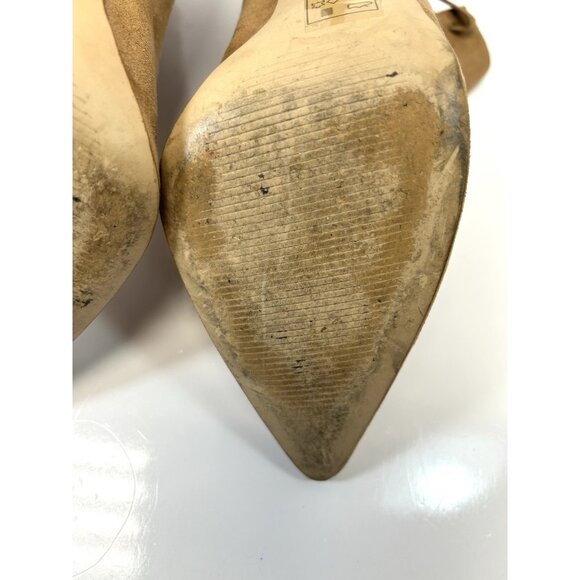 Aldo Womens Tuxedo Suede Pointed Toe Ankle Fashion Boots, Natural,  TAN Size 9 - Picture 8 of 16